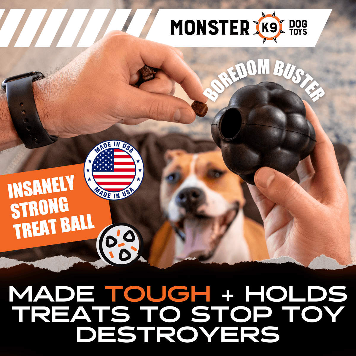 Treat Ball - Monster K9 Dog Toys